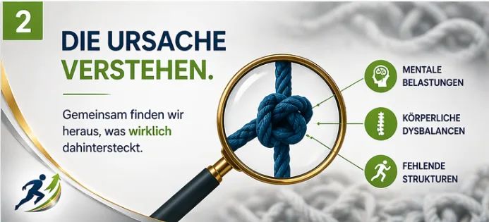 Die Ursache verstehen.